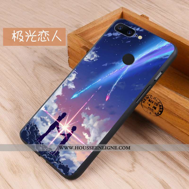 Étui Oneplus 5t Créatif Fluide Doux Incassable Protection Noir Téléphone Portable