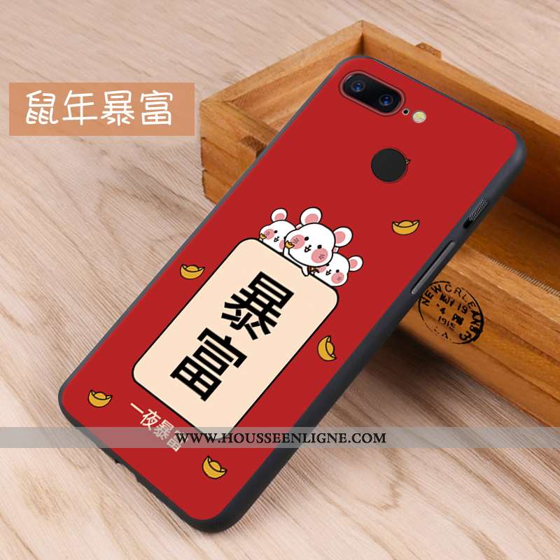 Étui Oneplus 5t Créatif Fluide Doux Incassable Protection Noir Téléphone Portable
