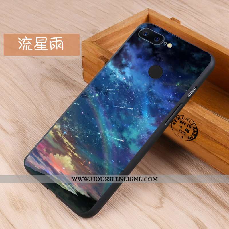 Étui Oneplus 5t Créatif Fluide Doux Incassable Protection Noir Téléphone Portable