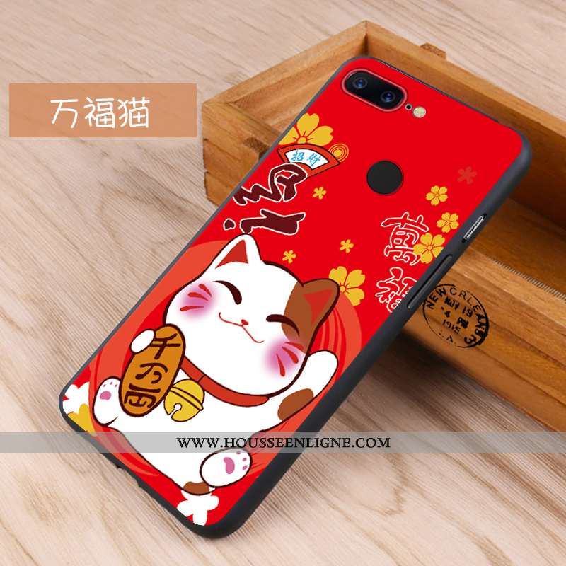 Étui Oneplus 5t Créatif Fluide Doux Incassable Protection Noir Téléphone Portable