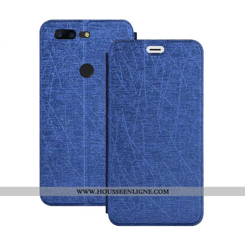 Étui Oneplus 5t Cuir Fluide Doux Couleur Coque Tout Compris Housse Doré