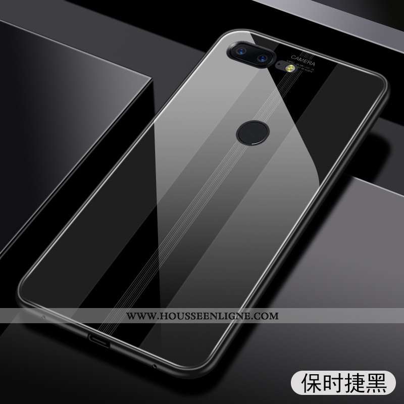 Étui Oneplus 5t Personnalité Créatif Miroir Incassable Coque Téléphone Portable Légère Rouge