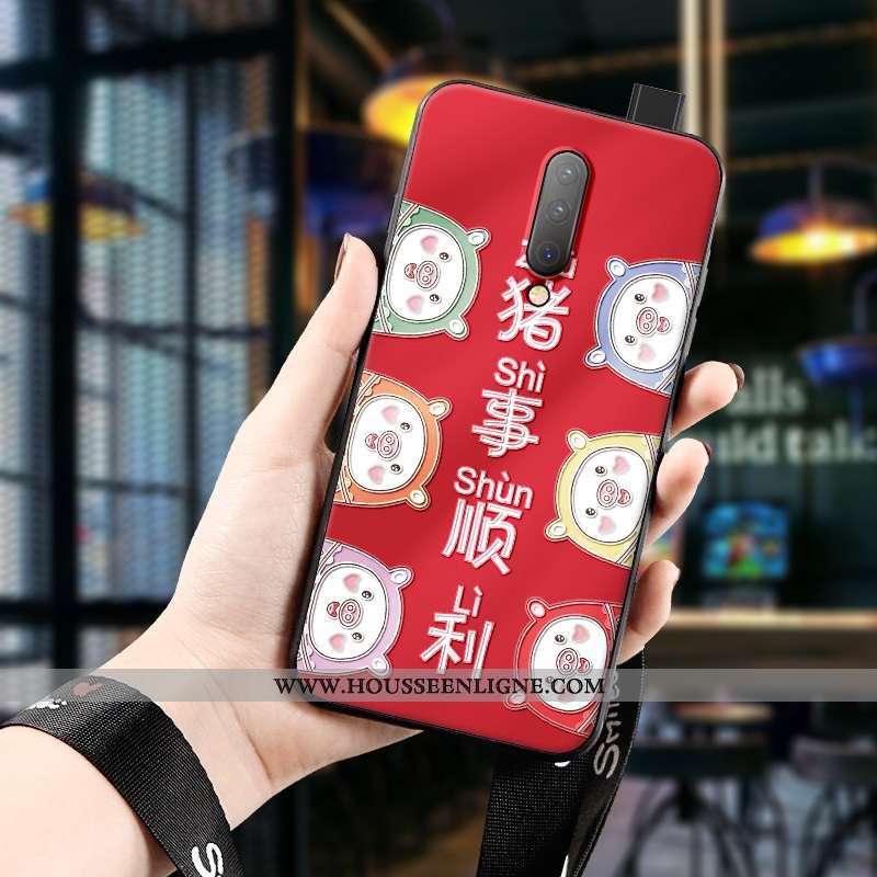 Étui Oneplus 5t Protection Délavé En Daim Dimensionnel Créatif Silicone Tout Compris Ultra Rouge