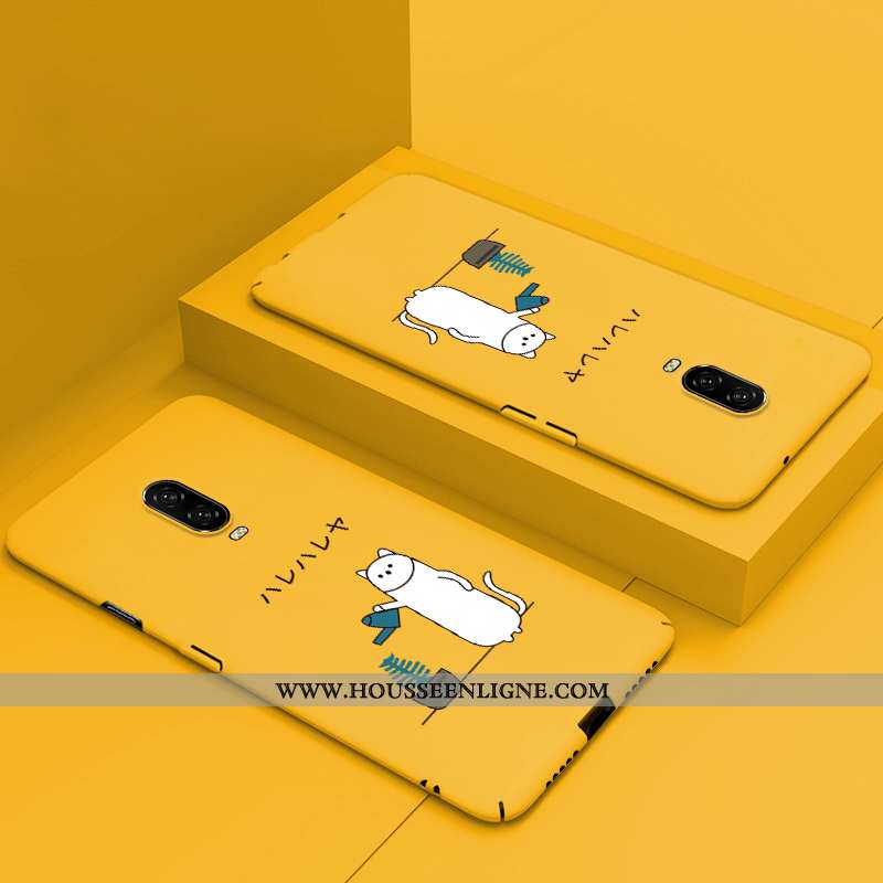 Étui Oneplus 6 Dessin Animé Ultra Jaune Tout Compris Difficile Incassable