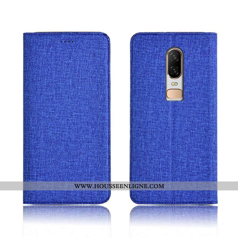 Étui Oneplus 6 Fluide Doux Silicone Coque Incassable Tout Compris Téléphone Portable Cuir Noir