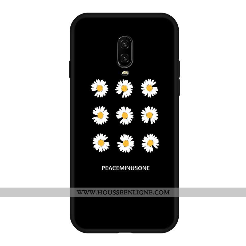 Étui Oneplus 6t Ornements Suspendus Dessin Animé Incassable Protection Fluide Doux Délavé En Daim No