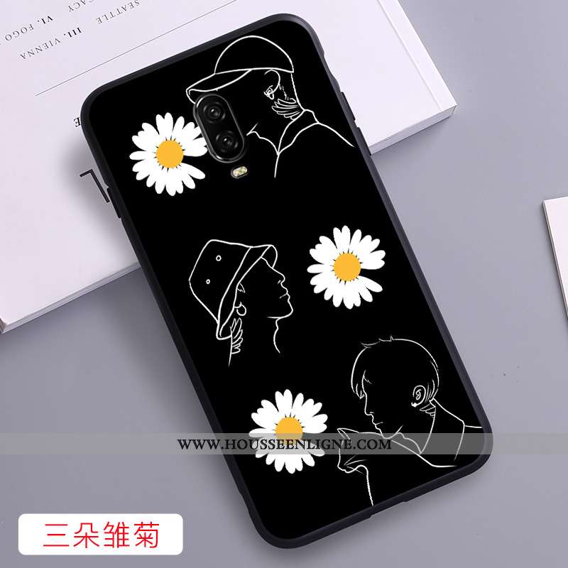 Étui Oneplus 6t Ornements Suspendus Dessin Animé Incassable Protection Fluide Doux Délavé En Daim No