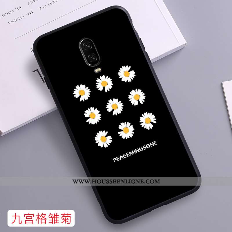 Étui Oneplus 6t Ornements Suspendus Dessin Animé Incassable Protection Fluide Doux Délavé En Daim No