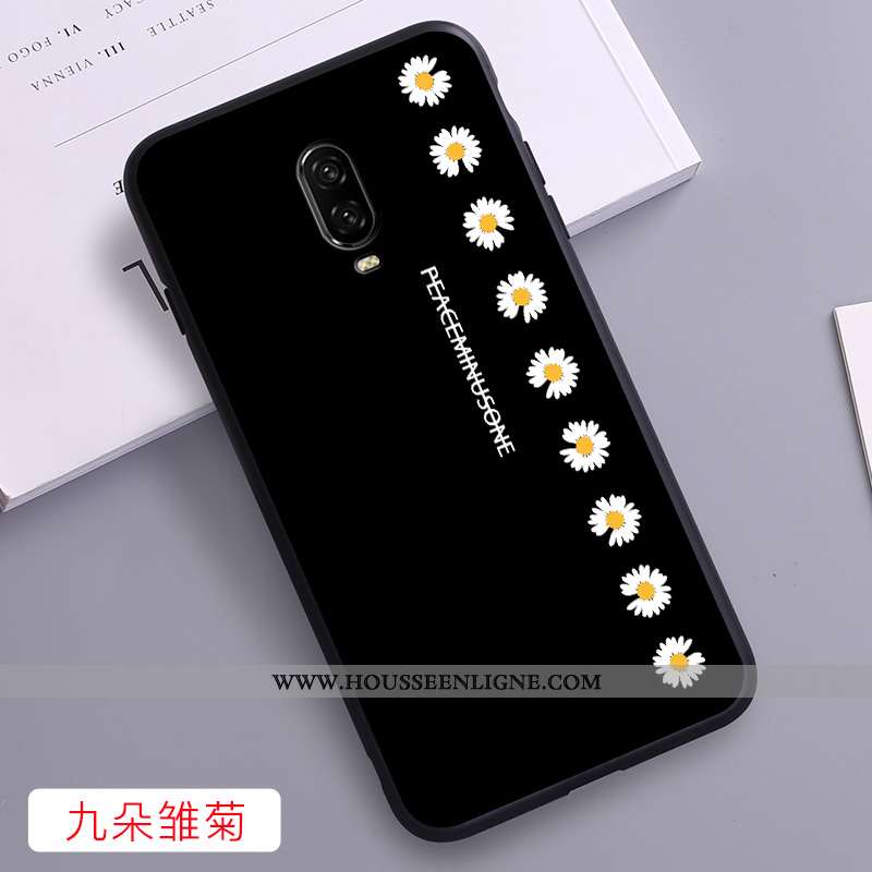 Étui Oneplus 6t Ornements Suspendus Dessin Animé Incassable Protection Fluide Doux Délavé En Daim No