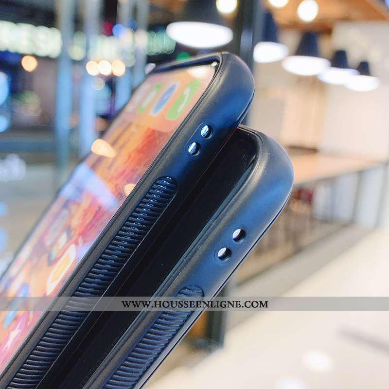 Étui Oneplus 6t Protection Verre Charmant Silicone Nouveau Tout Compris Personnalité Rouge