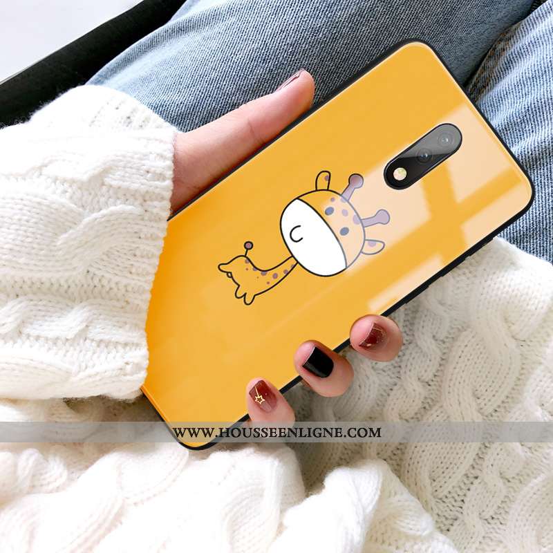 Étui Oneplus 7 Créatif Dessin Animé Rose Nouveau Petit Frais