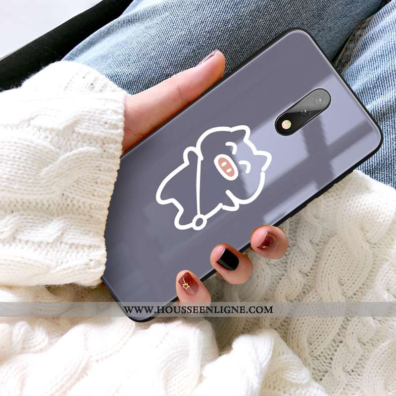Étui Oneplus 7 Créatif Dessin Animé Rose Nouveau Petit Frais