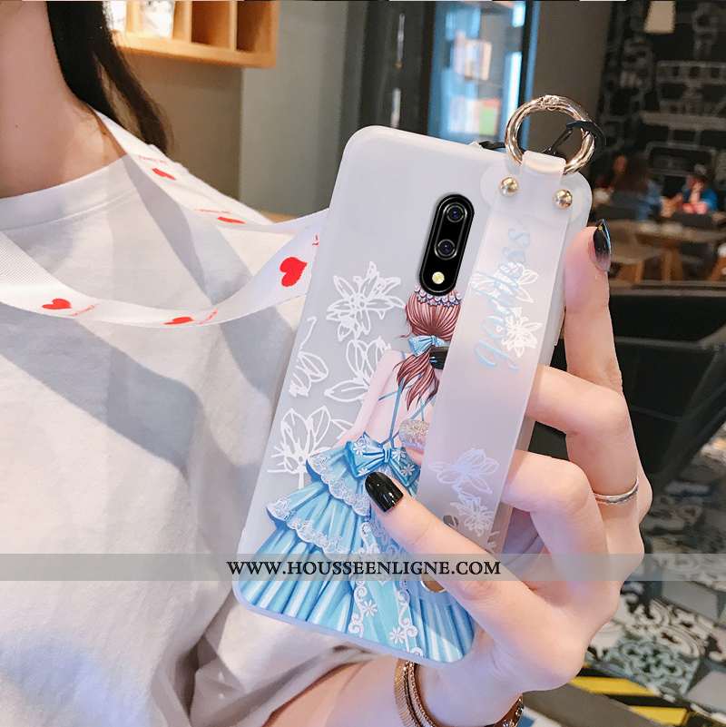 Étui Oneplus 7 Ornements Suspendus Tendance Rose Coque Tout Compris Téléphone Portable
