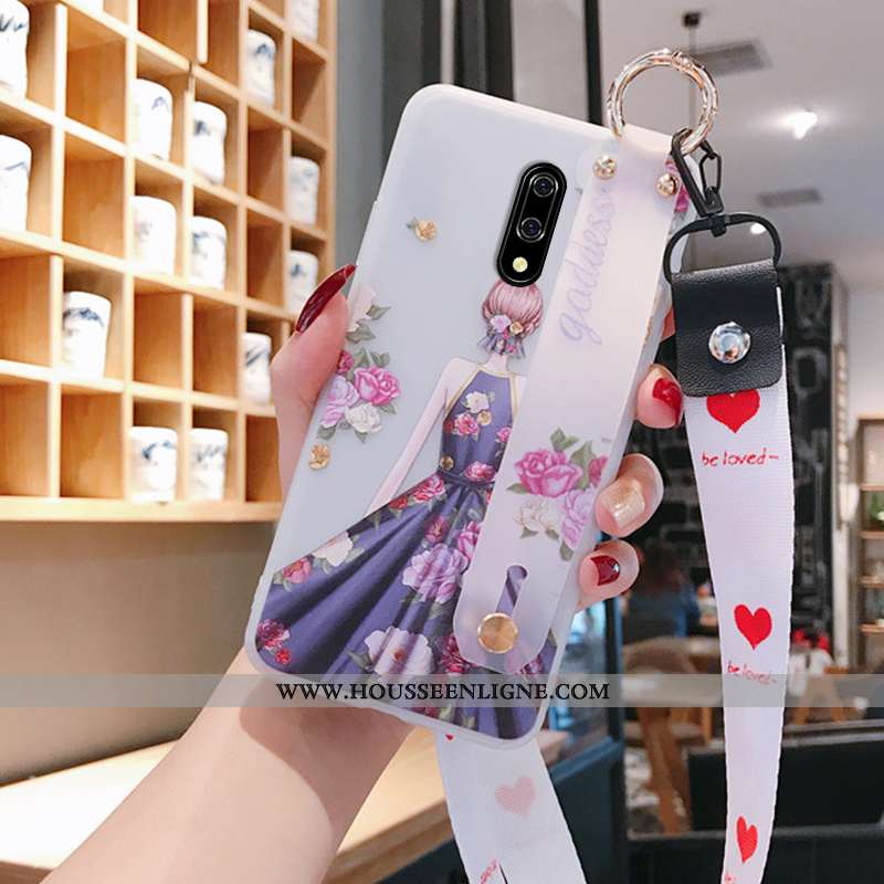 Étui Oneplus 7 Ornements Suspendus Tendance Rose Coque Tout Compris Téléphone Portable