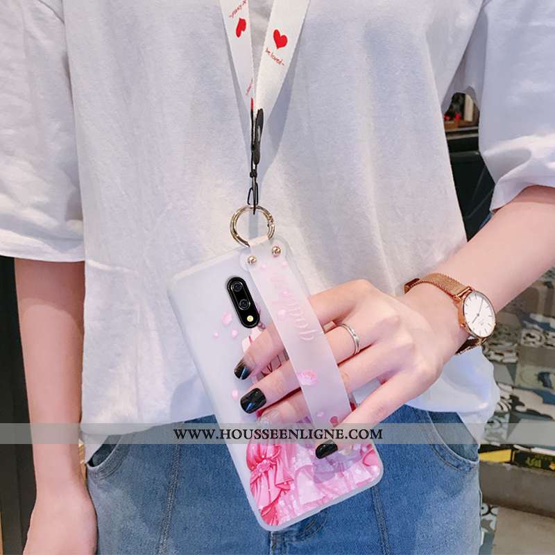 Étui Oneplus 7 Ornements Suspendus Tendance Rose Coque Tout Compris Téléphone Portable