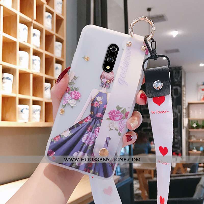 Étui Oneplus 7 Ornements Suspendus Tendance Rose Coque Tout Compris Téléphone Portable