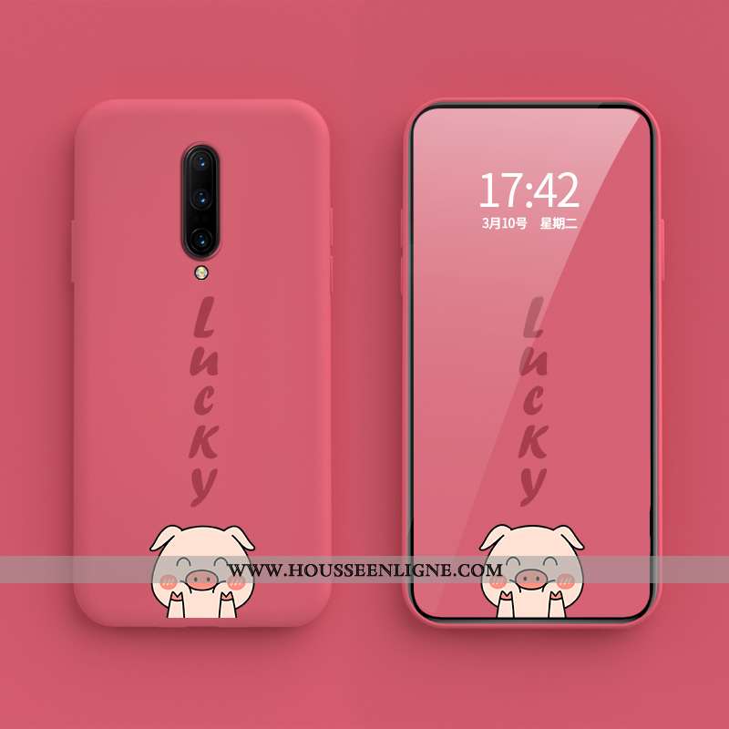 Étui Oneplus 7 Pro Personnalité Créatif Incassable Petit Nouveau Coque En Silicone Bleu