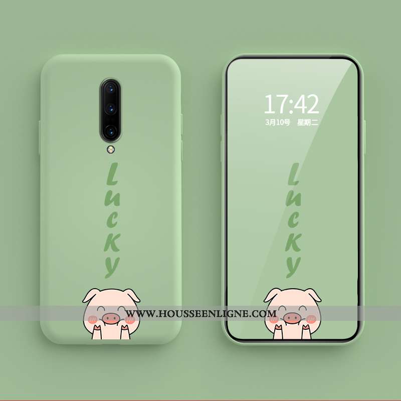Étui Oneplus 7 Pro Personnalité Créatif Incassable Petit Nouveau Coque En Silicone Bleu