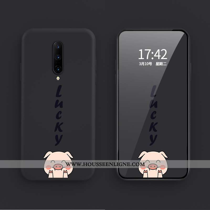 Étui Oneplus 7 Pro Personnalité Créatif Incassable Petit Nouveau Coque En Silicone Bleu