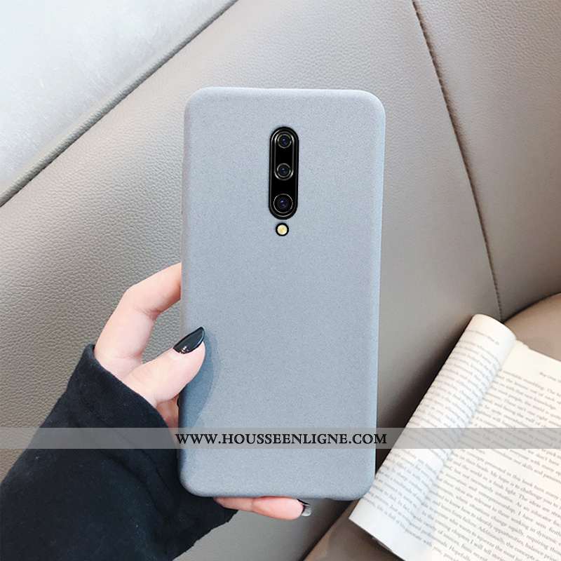 Étui Oneplus 7 Pro Protection Délavé En Daim Fluide Doux Noir Tendance Tout Compris Incassable