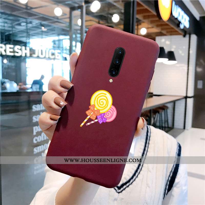 Étui Oneplus 7 Pro Silicone Protection Coque Tout Compris Amoureux Délavé En Daim Noir
