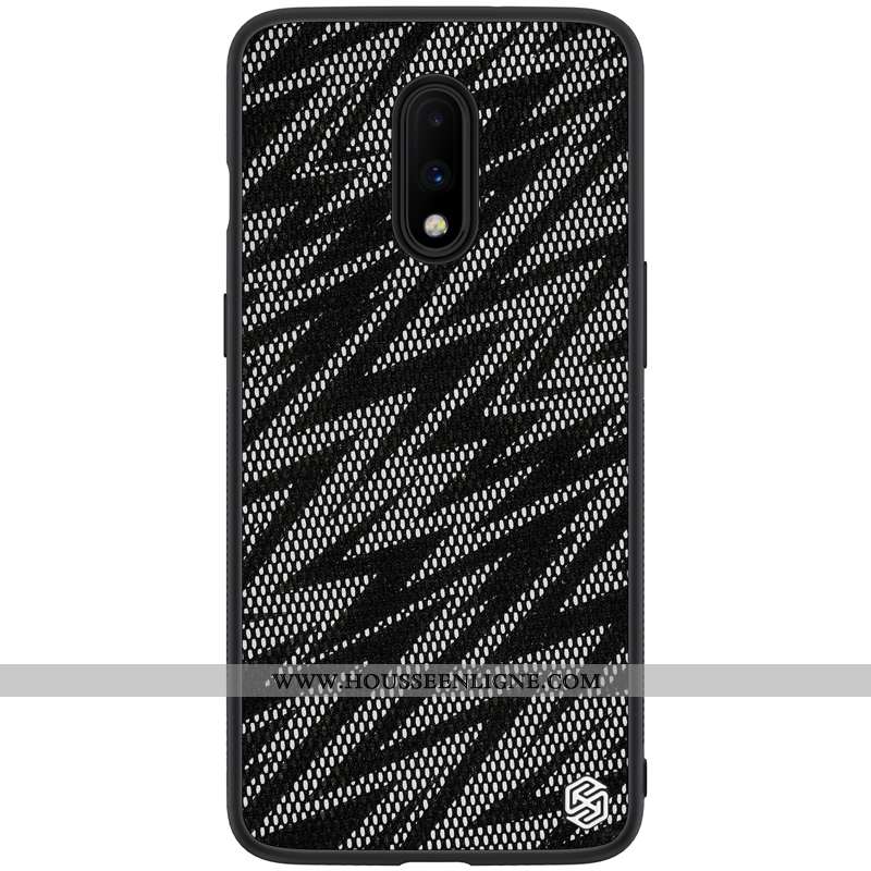 Étui Oneplus 7 Protection Or Téléphone Portable Réfléchissant Tout Compris Noir