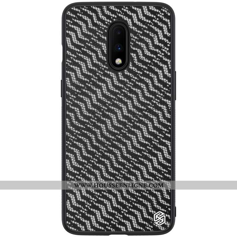 Étui Oneplus 7 Protection Or Téléphone Portable Réfléchissant Tout Compris Noir