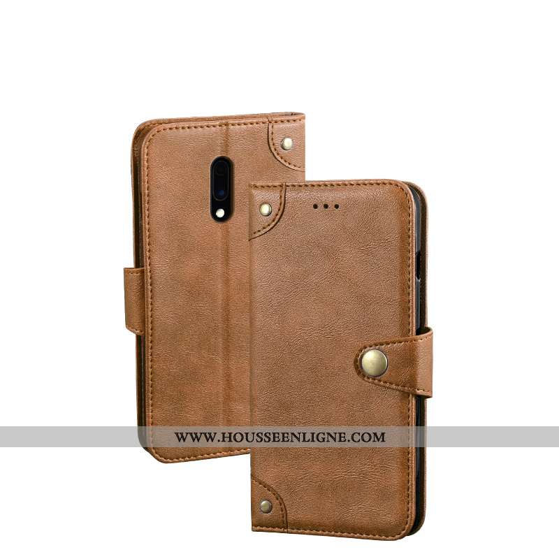 Étui Oneplus 7 Protection Portefeuille Noir Housse Tout Compris Incassable