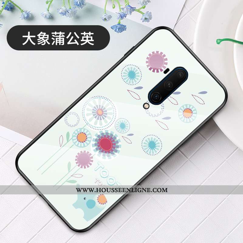 Étui Oneplus 7t Pro Créatif Dessin Animé Mode Rose Tout Compris Simple Incassable