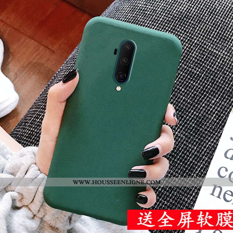 Étui Oneplus 7t Pro Modèle Fleurie Fluide Doux Téléphone Portable Tout Compris Incassable Gris
