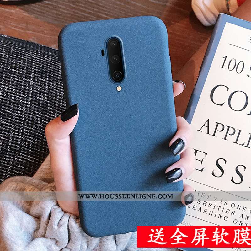 Étui Oneplus 7t Pro Modèle Fleurie Fluide Doux Téléphone Portable Tout Compris Incassable Gris
