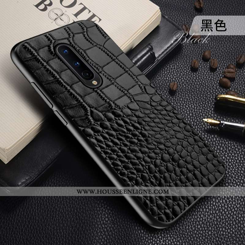 Étui Oneplus 8 Créatif Cuir Véritable Téléphone Portable Personnalité Incassable Rouge Anneau