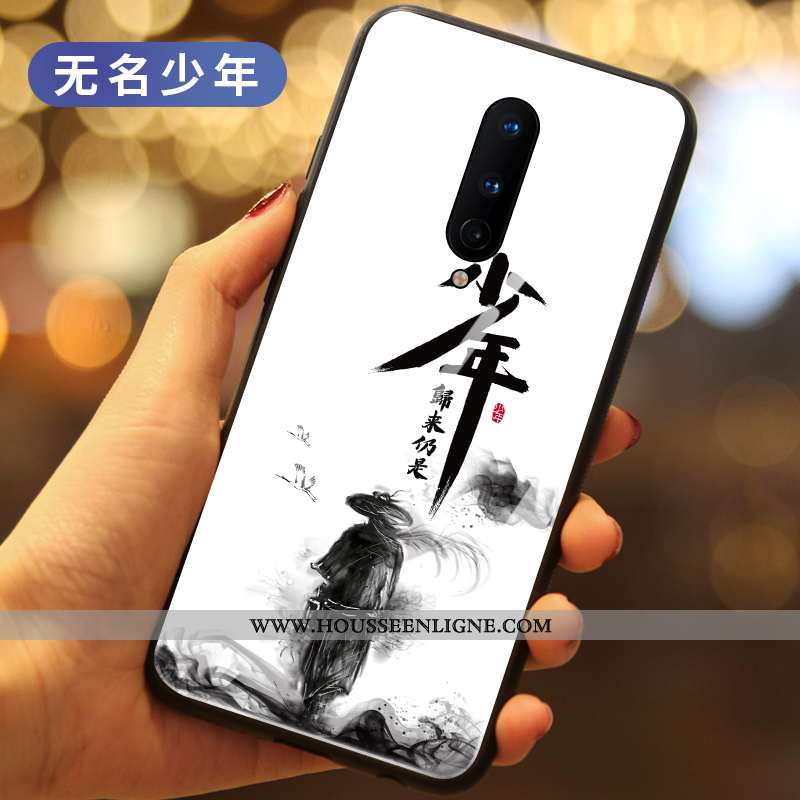 Étui Oneplus 8 Créatif Ultra Personnalité Bordure Téléphone Portable Légère Noir