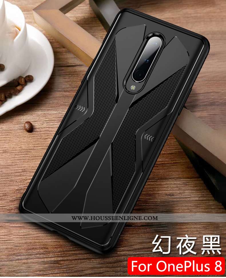 Étui Oneplus 8 Créatif Ultra Téléphone Portable Légère Protection Tout Compris Personnalité Noir