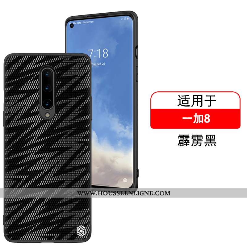 Étui Oneplus 8 Fluide Doux Coque Réfléchissant Nouveau Incassable Téléphone Portable Violet