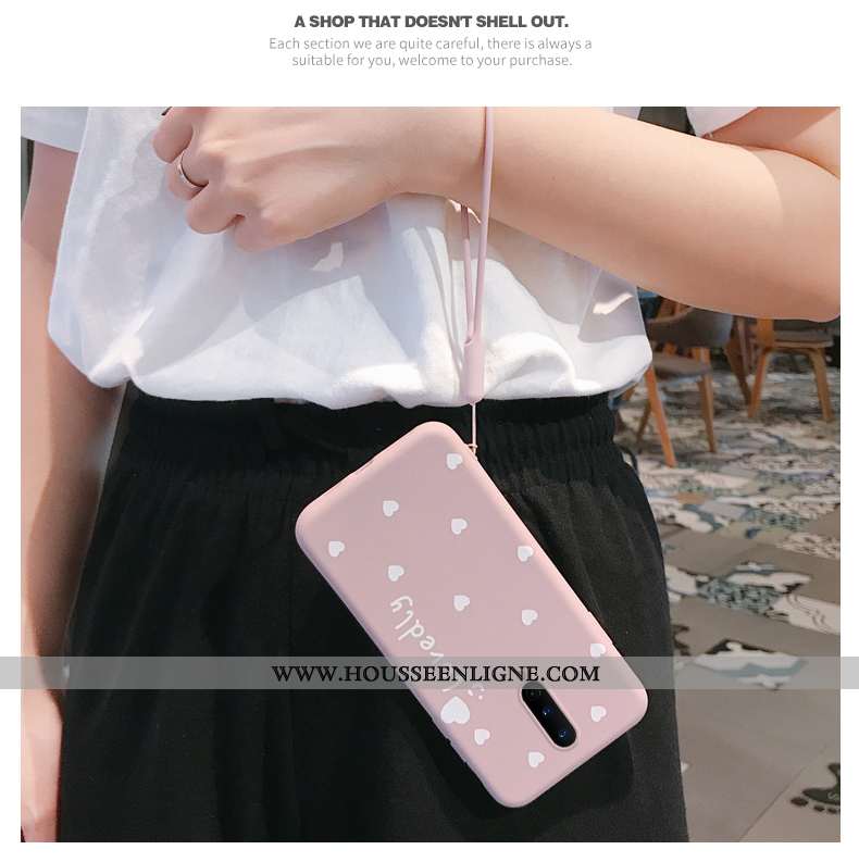 Étui Oneplus 8 Légère Fluide Doux Incassable Amoureux Personnalité Téléphone Portable Simple Bleu