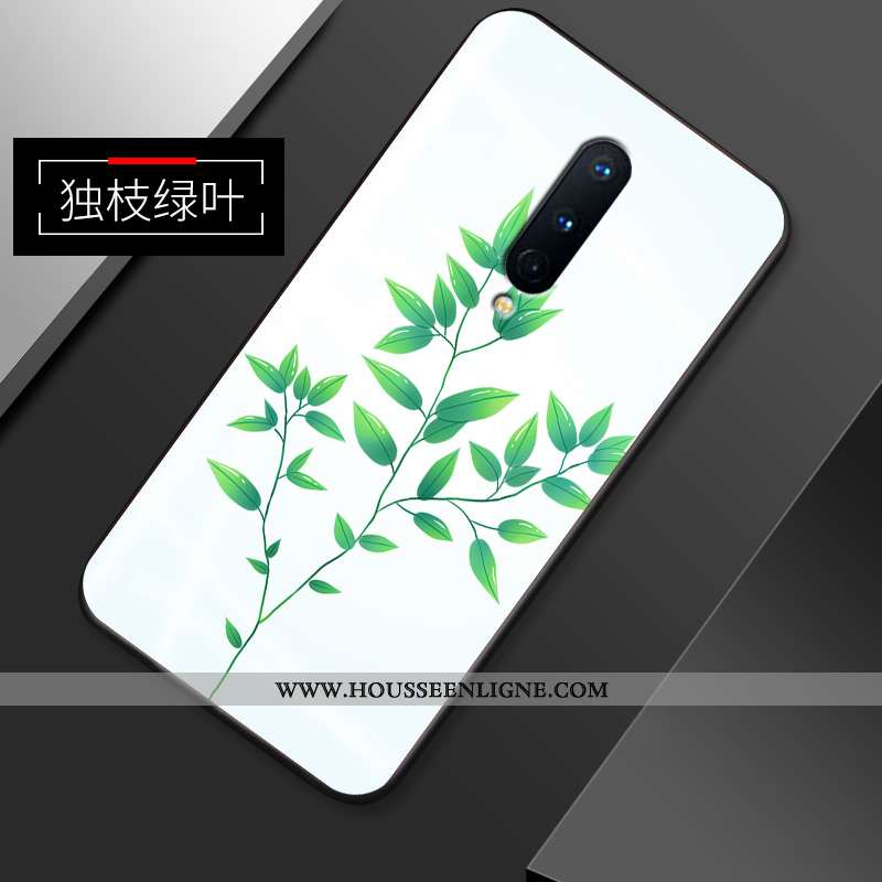 Étui Oneplus 8 Personnalité Créatif Silicone Légère Modèle Fleurie Simple Fleur Rouge