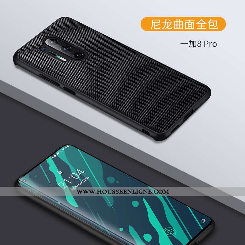 Étui Oneplus 8 Pro Créatif Ultra Coque Tout Compris Personnalité Transparent Noir