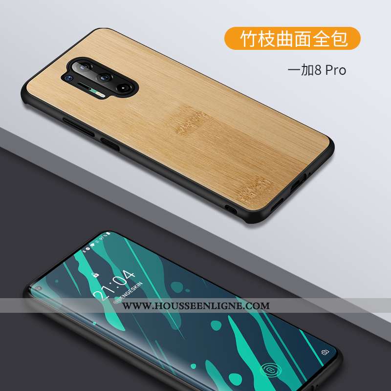 Étui Oneplus 8 Pro Créatif Ultra Coque Tout Compris Personnalité Transparent Noir