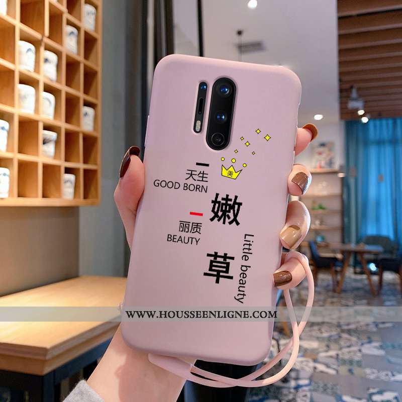 Étui Oneplus 8 Pro Dessin Animé Charmant Tout Compris Bovins Protection Légère Verte