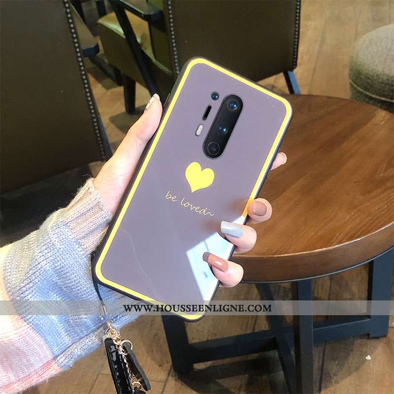 Étui Oneplus 8 Pro Fluide Doux Mode Coque Incassable Membrane Téléphone Portable Vent Noir