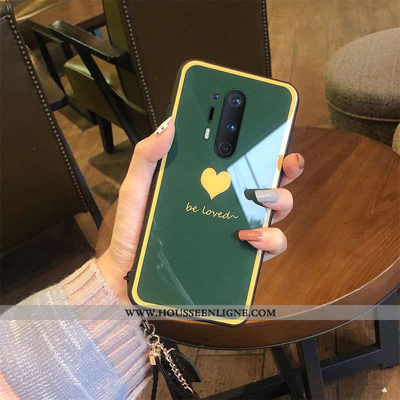 Étui Oneplus 8 Pro Fluide Doux Mode Coque Incassable Membrane Téléphone Portable Vent Noir