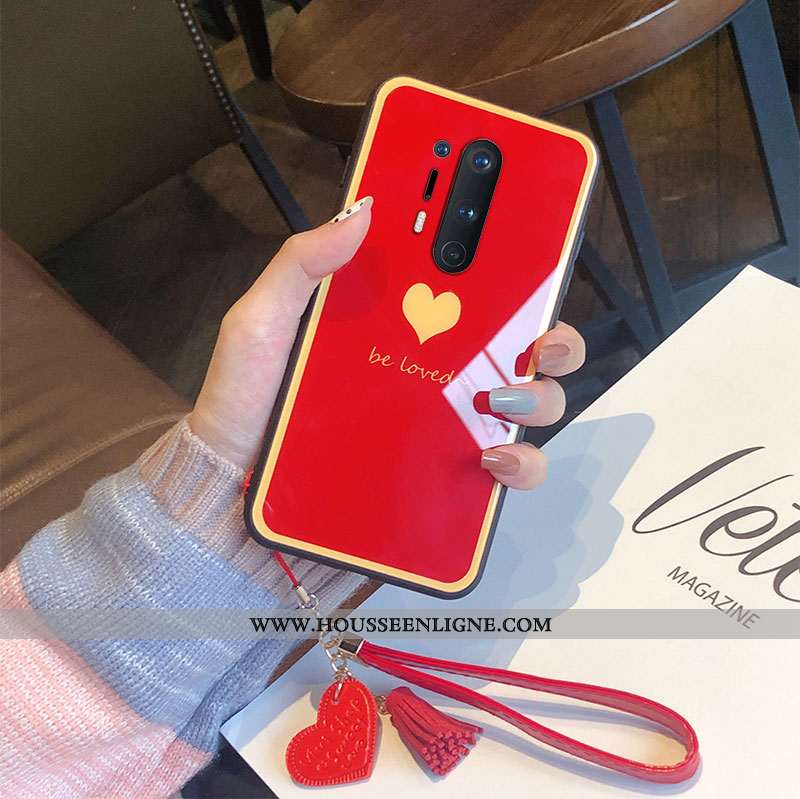 Étui Oneplus 8 Pro Fluide Doux Mode Coque Incassable Membrane Téléphone Portable Vent Noir