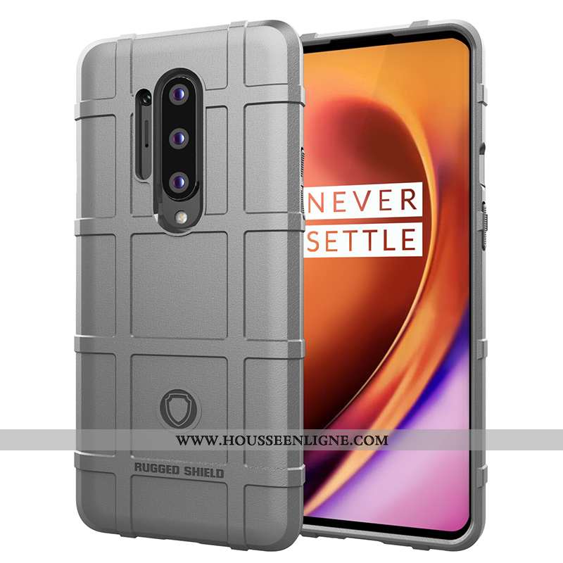 Étui Oneplus 8 Pro Fluide Doux Silicone Coque Personnalité Tendance Incassable Gris