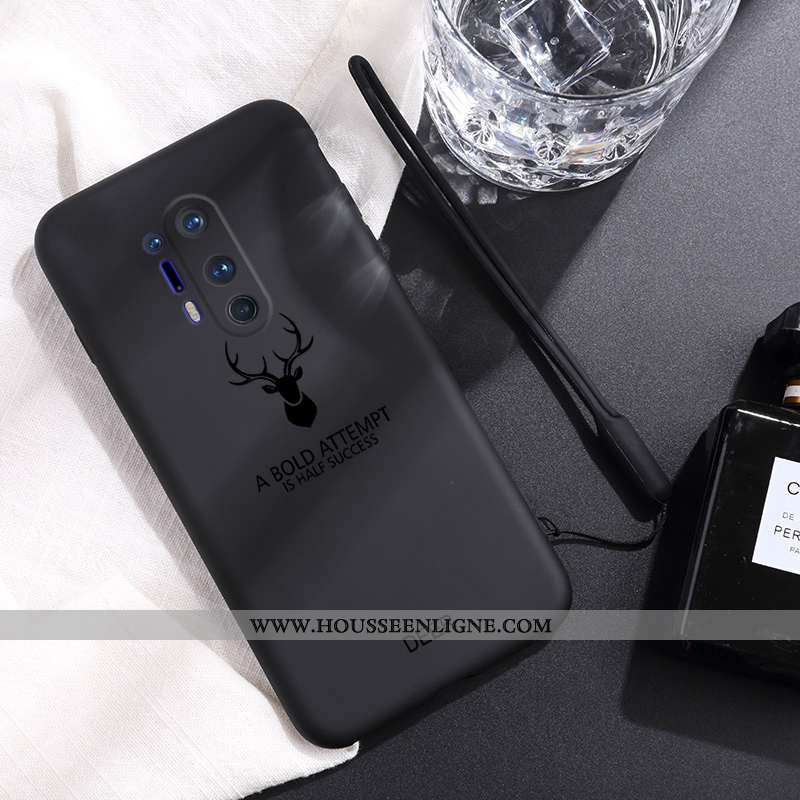 Étui Oneplus 8 Pro Légère Fluide Doux Légères Protection Silicone Incassable Personnalité Verte