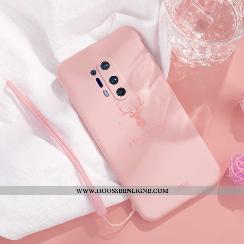 Étui Oneplus 8 Pro Légère Fluide Doux Légères Protection Silicone Incassable Personnalité Verte
