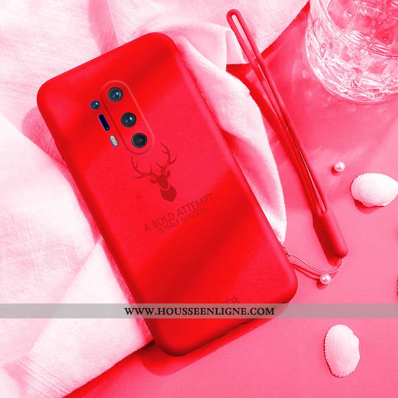 Étui Oneplus 8 Pro Légère Fluide Doux Légères Protection Silicone Incassable Personnalité Verte