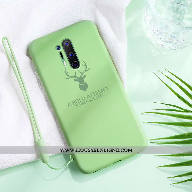 Étui Oneplus 8 Pro Protection Délavé En Daim Elk Nouveau Fluide Doux Tendance Rose