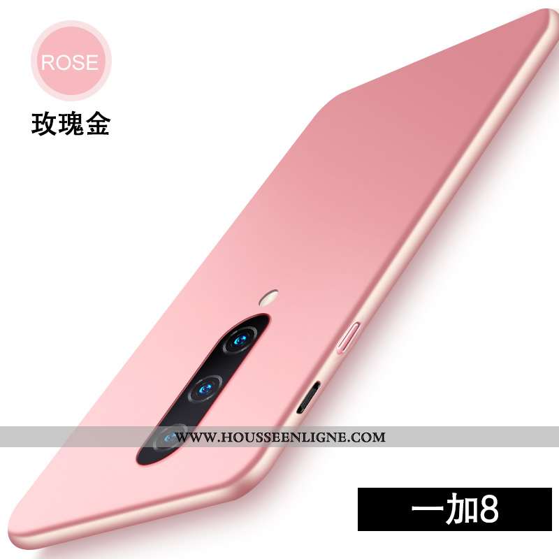 Étui Oneplus 8 Ultra Légère Personnalité Simple Incassable Téléphone Portable Coque Doré