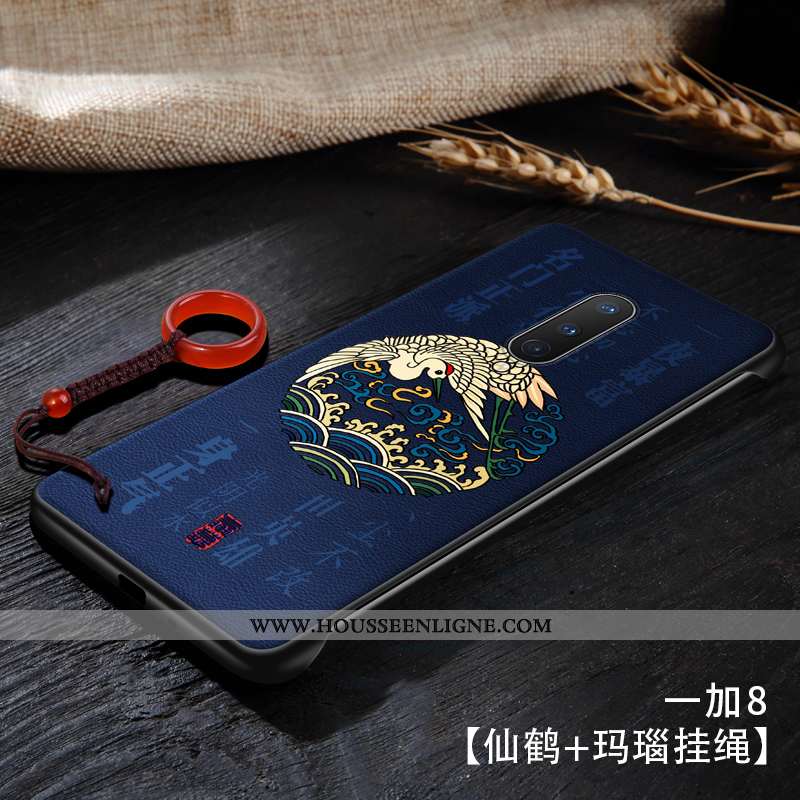 Étui Oneplus 8 Ultra Tendance Vintage Personnalité Net Rouge Style Chinois Jaune